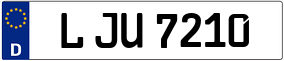 Truck License Plate